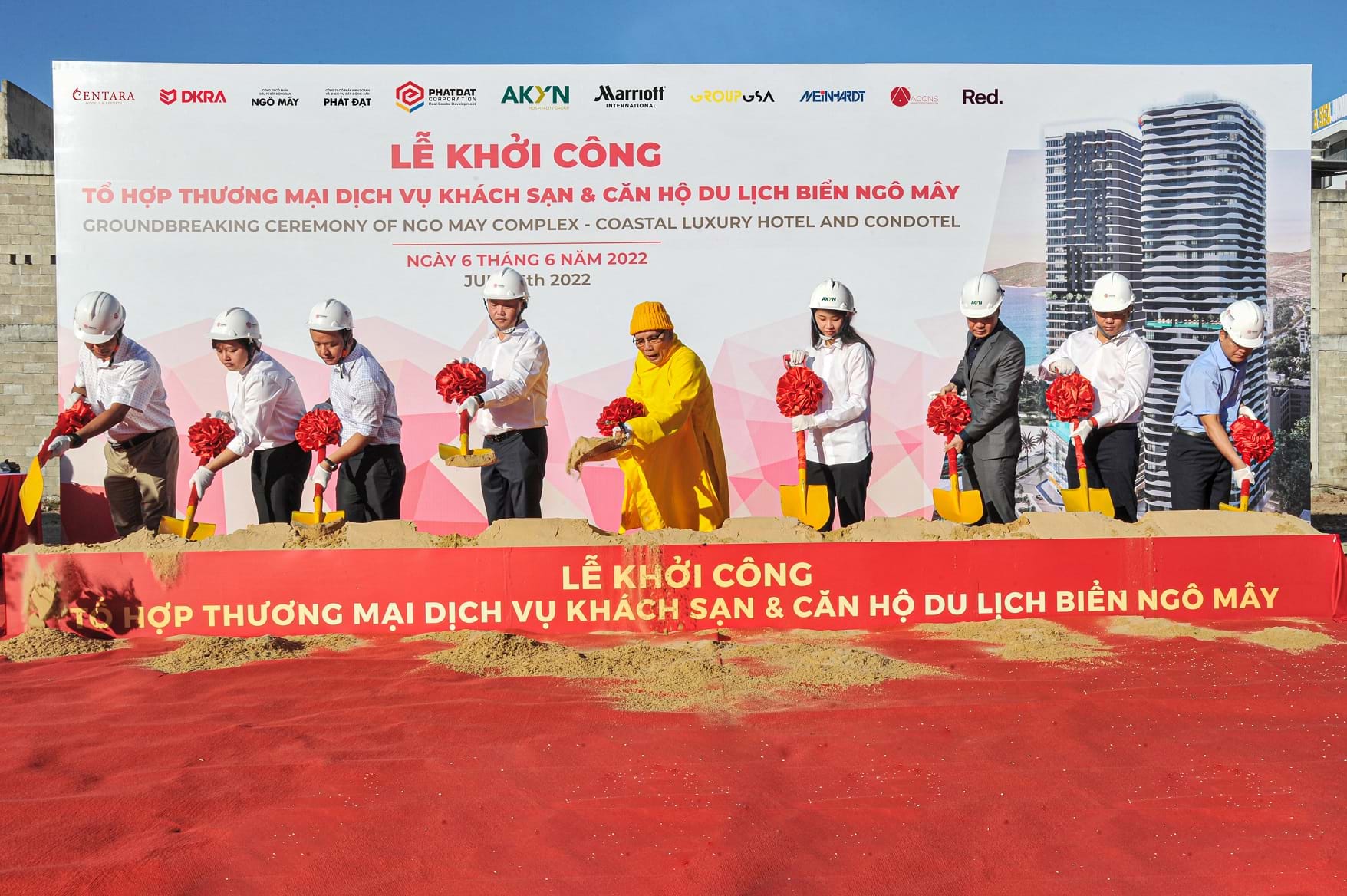 Nghi thức khởi công tổ hợp Ngô Mây tại Quy Nhơn